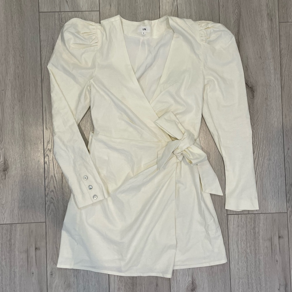 NWT LPA Revolve Linen Dress - Picture 4 of 16